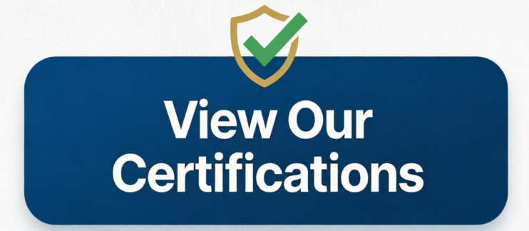 View Our Certifications View Our Certifications