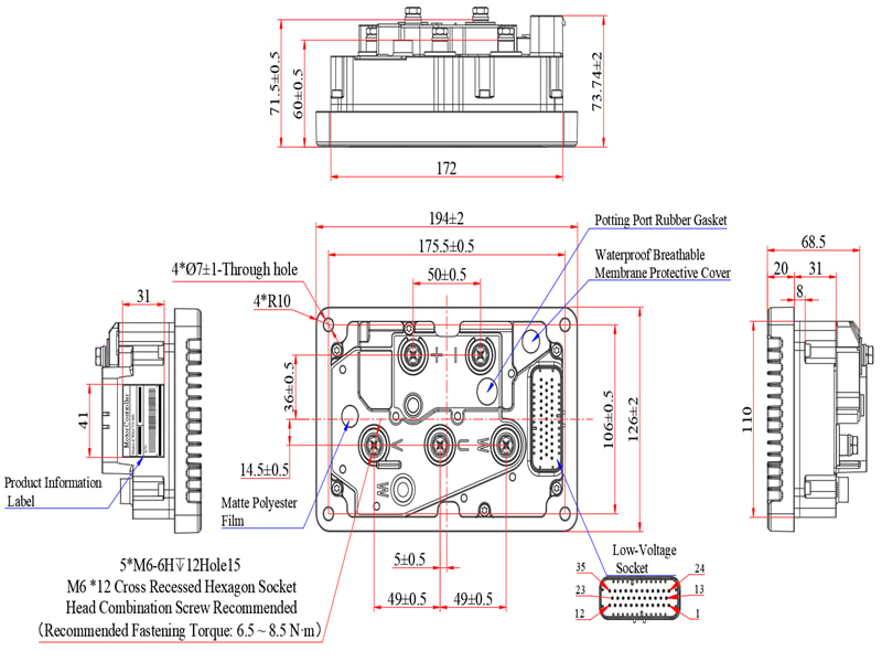 High Power Electric Vehicle Controller