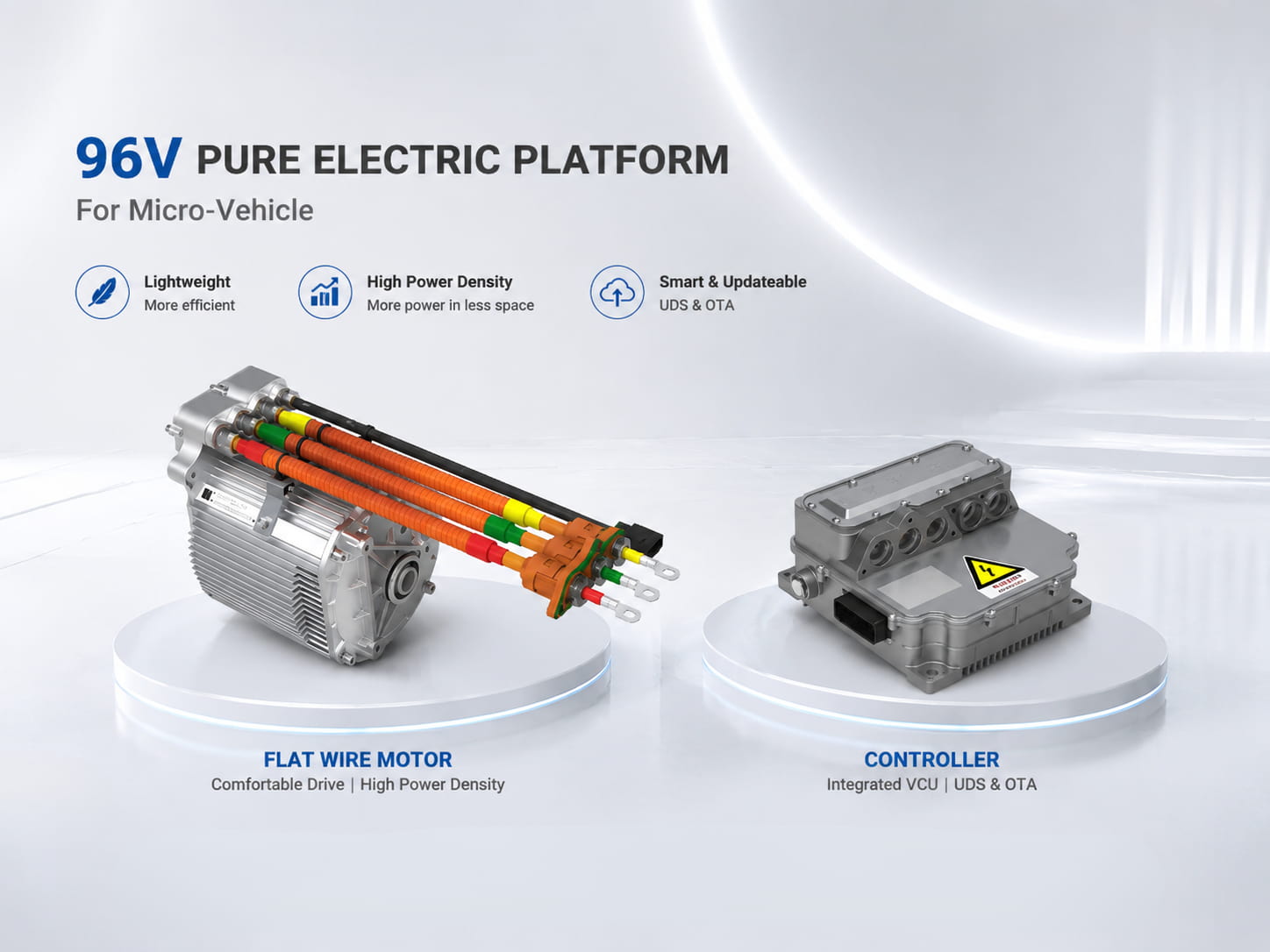smart‑controlled  ac golf cart motor